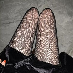 Gothic Tights Sexy Cosplay Costume Fishnet Stockings Nylon Thigh High Pantyhose